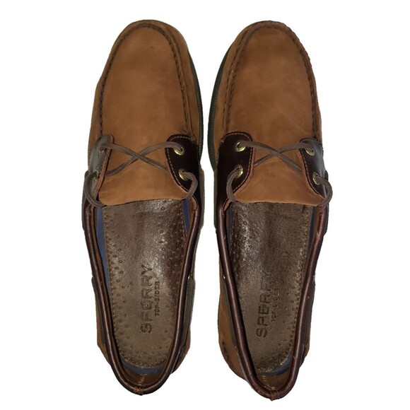Sperry Top-Sider Boat Shoes Sneakers Men\'s Size 14 M Brown Leather 0195412 main image 8
